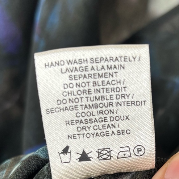 IRO Marty Watercolor Chiffon Draped Sheer Sheath Dress Women’s Size EU 38 US 8 - Picture 6 of 6